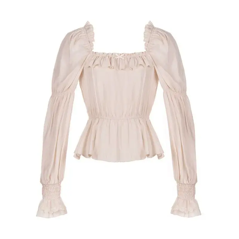 Original Design Print Lolita Dress Girls' Embroidered JSK Dresses Solid Blouse Платье В Корейком Стиле Spring Fashion Clothing