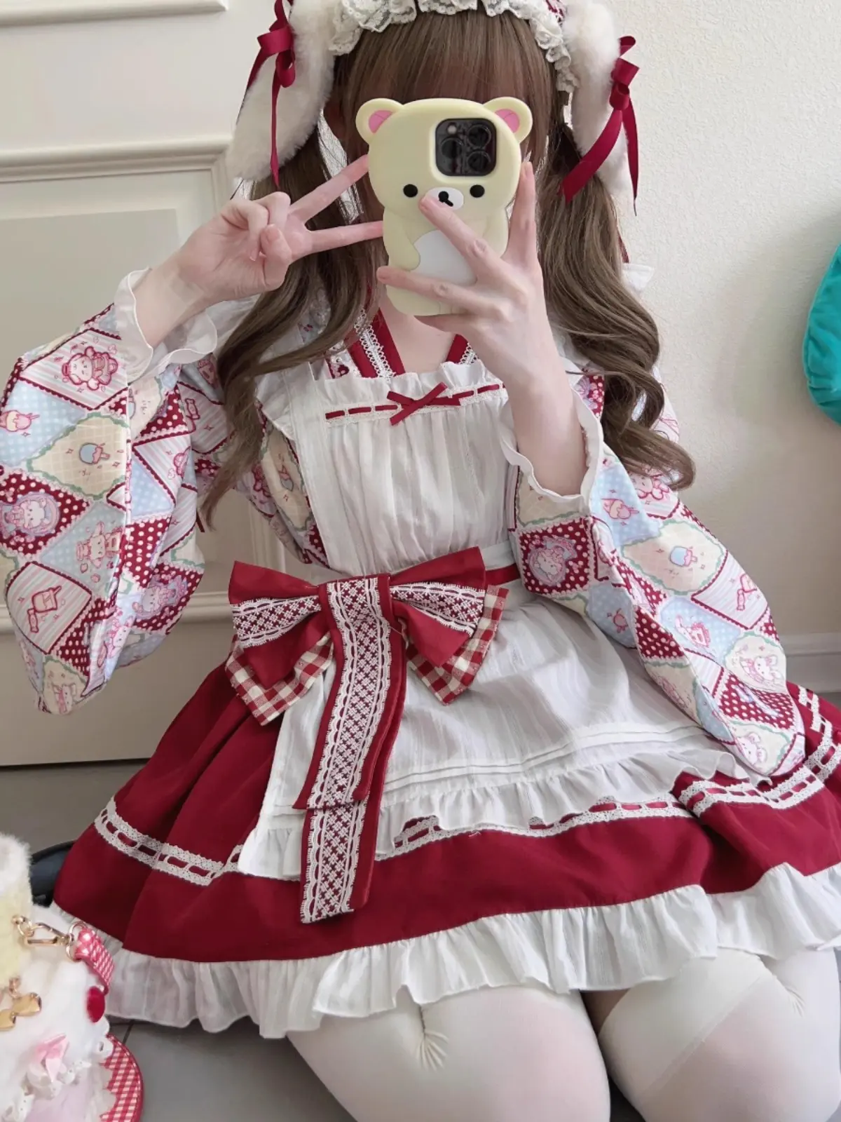 Original Design Lolita Cute Japanese Style Maid Dress Summer Платье Лолита Платье В Корейком Стиле Lolita Gothic