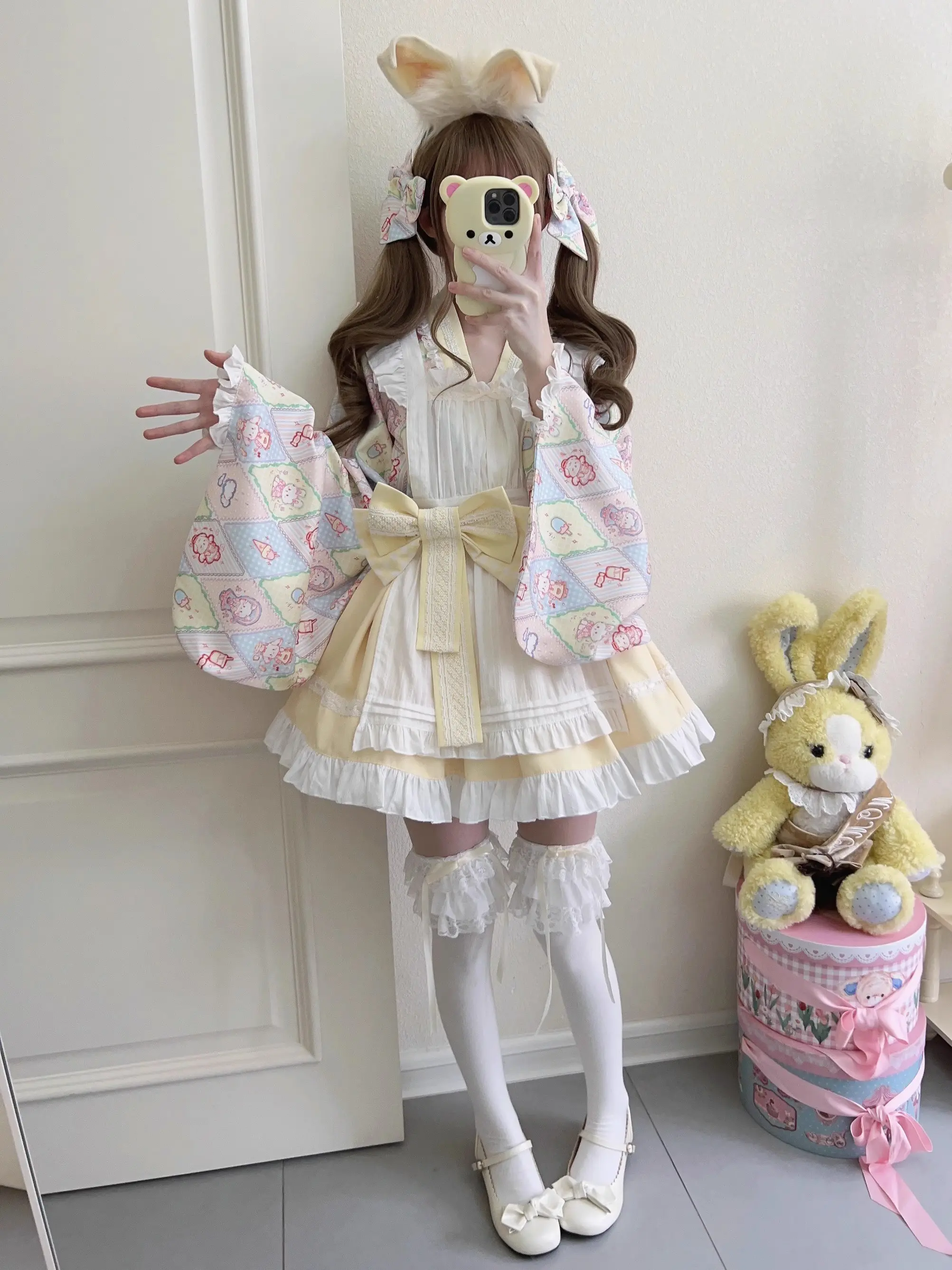 Original Design Lolita Cute Japanese Style Maid Dress Summer Платье Лолита Платье В Корейком Стиле Lolita Gothic