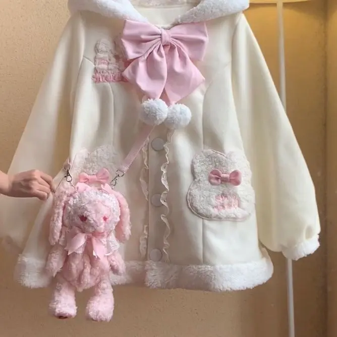 High End Cheap Price Lolita Velvet Coat Cute Pink Винтажное Платье Лолита Mainland China Fashion Design Lolita Clothes