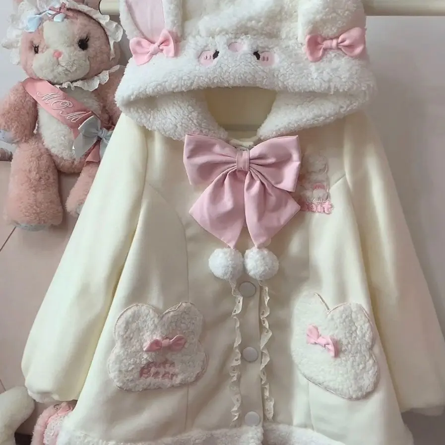 High End Cheap Price Lolita Velvet Coat Cute Pink Винтажное Платье Лолита Mainland China Fashion Design Lolita Clothes