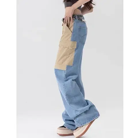 Fashion New Wide-leg Jeans Women 2024 Summer Thin Wide Leg Pants Women  Baggy Hosen  Wkwkp00180 Cargo Jeans Cargo Pants Women