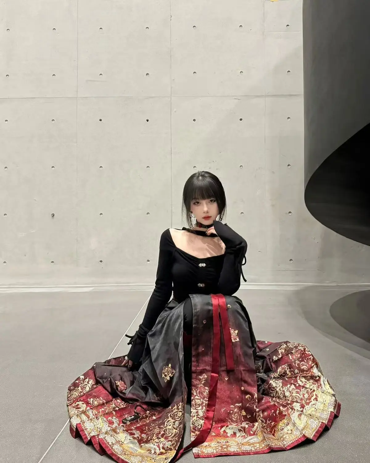 Ancient Chinese Style New Improved Hanfu Shoulder Coat Horse Skirt Two Sets of Women Early Spring Daily Wear Tang Suit