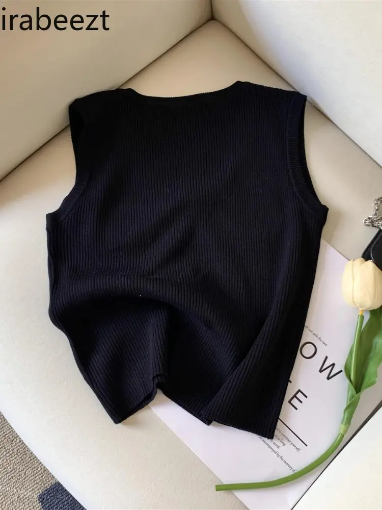 Women's Diamond-studded Camisole Vest 2025 New Style Fashion Summer Elegant Style Butterfly Chic Tops Beautiful