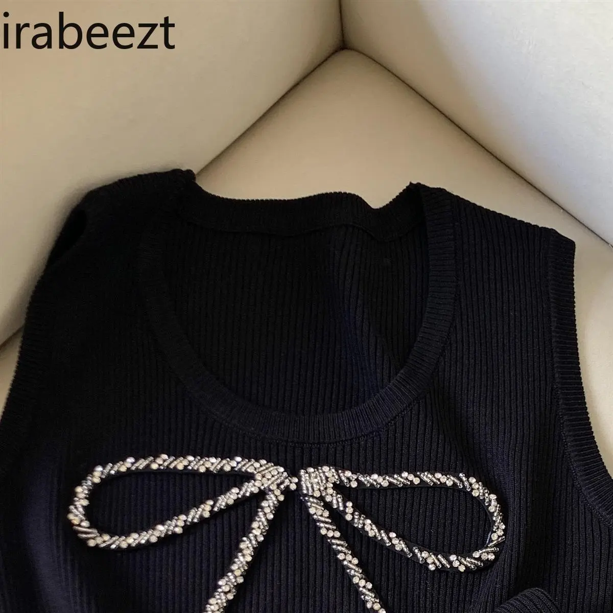 Women's Diamond-studded Camisole Vest 2025 New Style Fashion Summer Elegant Style Butterfly Chic Tops Beautiful