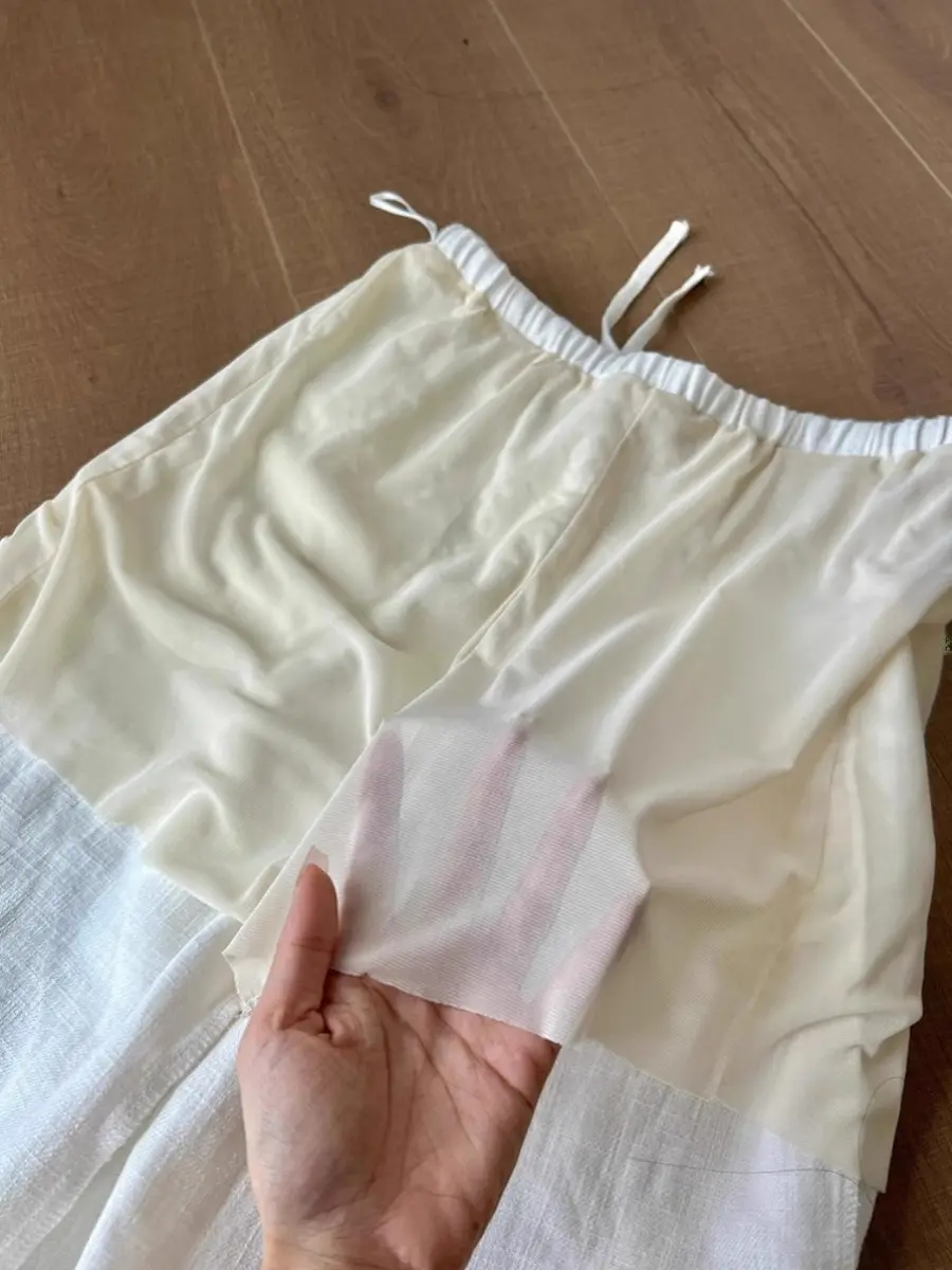 Washed White Ramie Flexible and Comfortable Linen Wide-leg Pants for Women Pantalones De Mujer Roupa Feminino Trousers