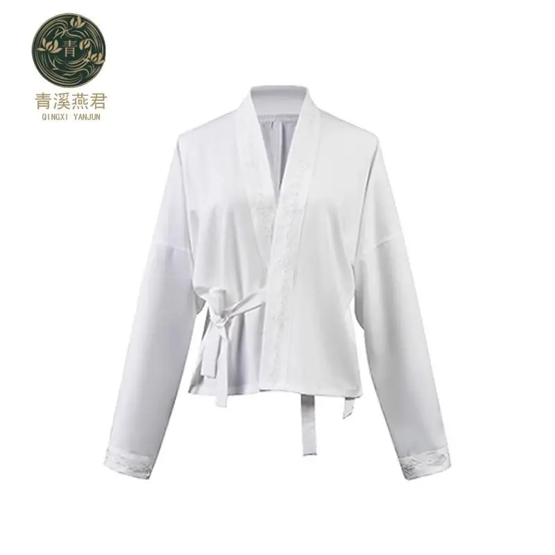 Song dynasty made Hanfu improved long sleeve cardigan shirt new Chinese horse skirt suit autumn ancient chinese costume