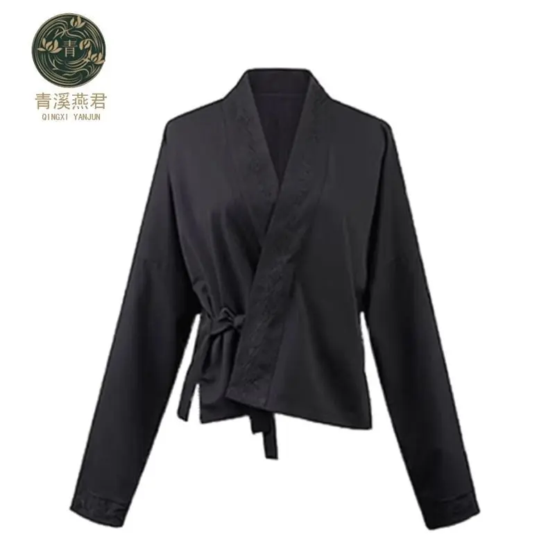 Song dynasty made Hanfu improved long sleeve cardigan shirt new Chinese horse skirt suit autumn ancient chinese costume