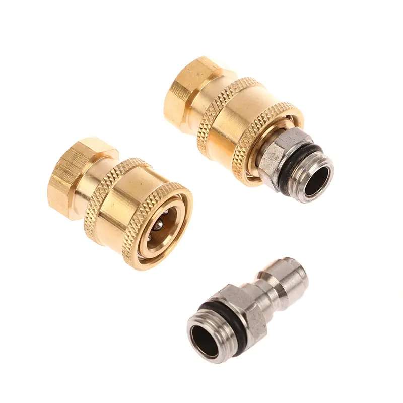 Car Washer Foam Lance Connector 1/4 Inch Quick Connect Socket And With Female M14 For Pressure Water Gun