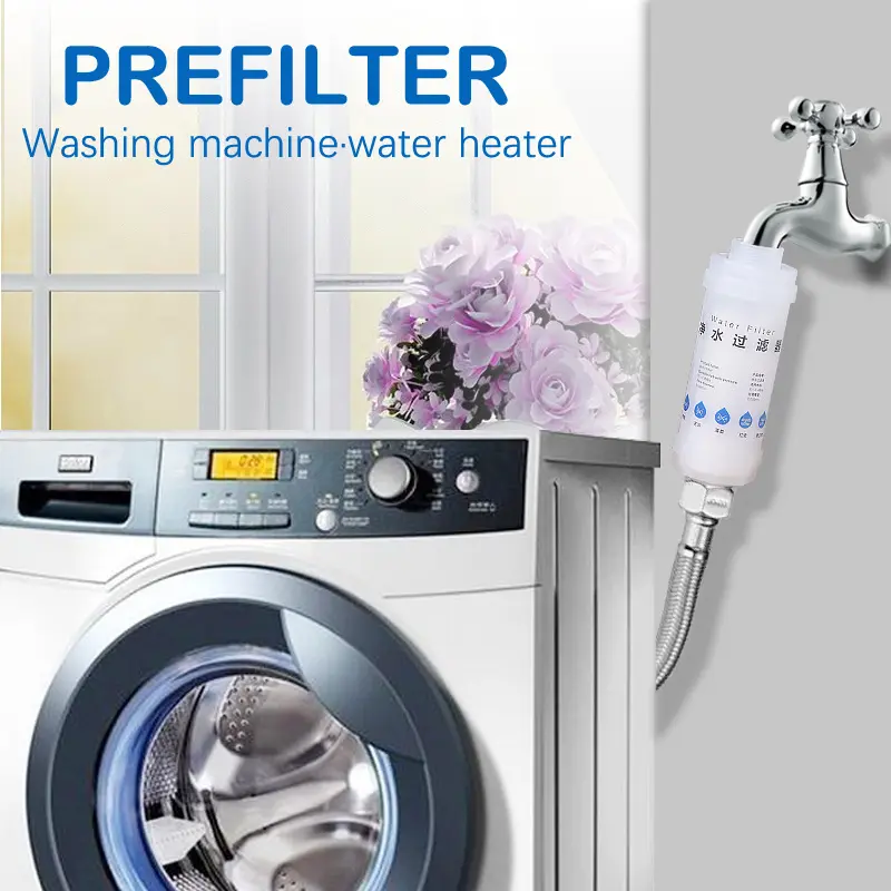 3LPM Pre-Filter Water Filter PP Cotton Purifier Removal Heavy Metal Shower Washing Machine Home Health