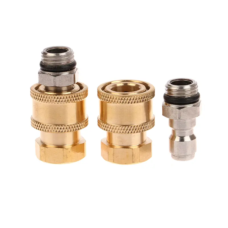 Car Washer Foam Lance Connector 1/4 Inch Quick Connect Socket And With Female M14 For Pressure Water Gun