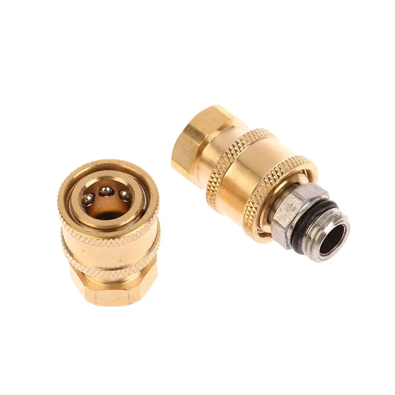 Car Washer Foam Lance Connector 1/4 Inch Quick Connect Socket And With Female M14 For Pressure Water Gun