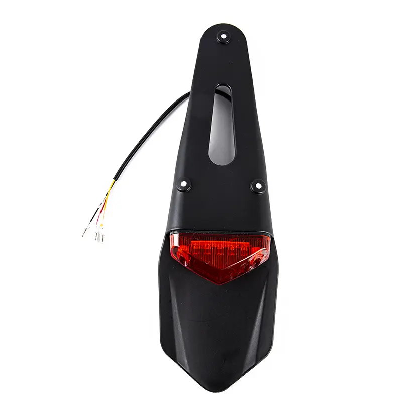Universal Polisport Motorcycle LED Tail Light&Rear Fender Satop Enduro Dirt Bike Fender taillight MX Trail
