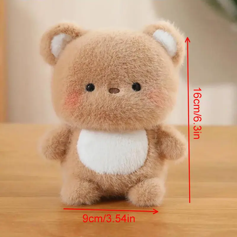 2025 1Pc 15cm Animal Elephant Rabbit Bear Stuffed Plush Doll Toys for Children Christmas Gifts Birthday Gift Toy