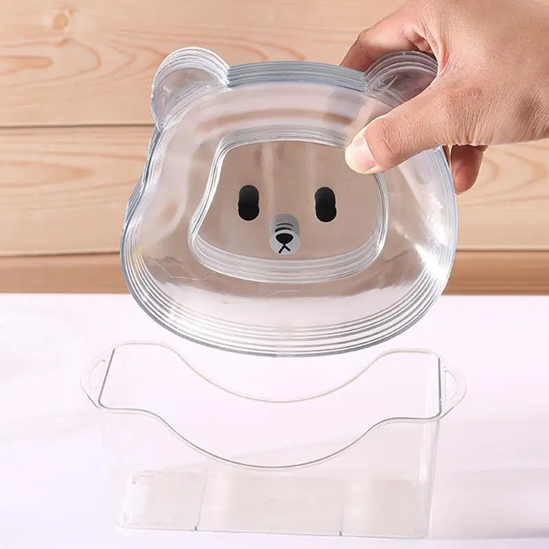 1 Pc Lovely Bear Food Storage Tray Dried Fruit Snack Plate Appetizer Serving Platter For Party Candy Pastry Nuts Dish