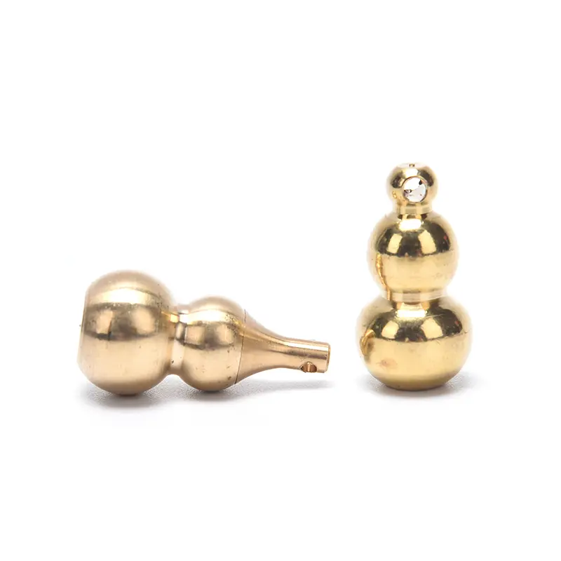 Chinese Fengshui Small Bronze Bottle Gourd Calabash Cucurbit Pendant