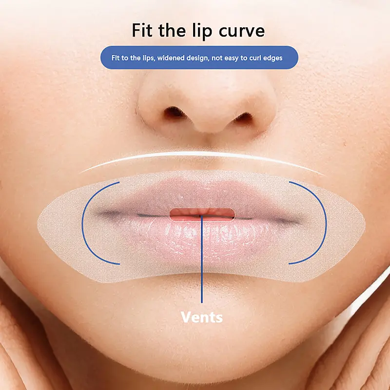 30Pcs Anti-Snoring Stickers Night Sleep Lip Nose Breathing Improving Patch Mouth Correction Sticker Tape Physical Closure Strips