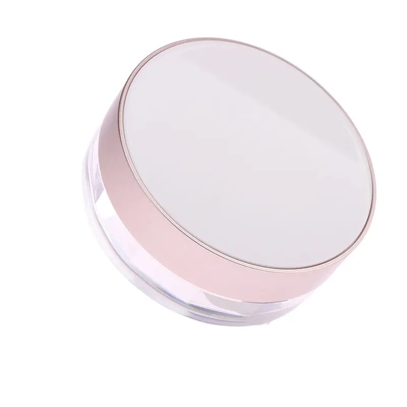 Portable Plastic Powder Box Empty Loose Container With Sieve Cosmetic Sifter Jar Travel Makeup