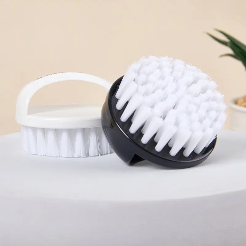 Nail Cleaning Brush Art Round Head UV Gel Powder Dust Clean Remover Manicure Pedicure Scrubbing Tool Finger Care