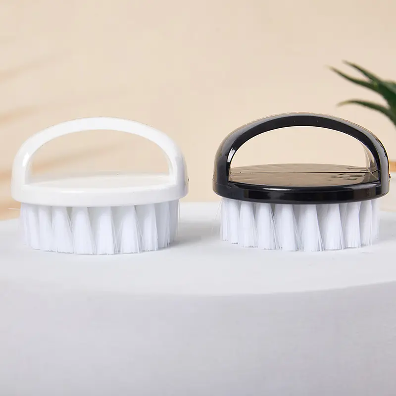 Nail Cleaning Brush Art Round Head UV Gel Powder Dust Clean Remover Manicure Pedicure Scrubbing Tool Finger Care