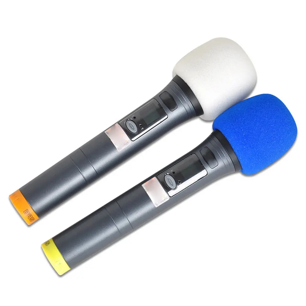 1pc Mix Colors Sponge Microphone Set Replacement Foam DJ Stage Windshield Wind Shield Cover Thick Washable