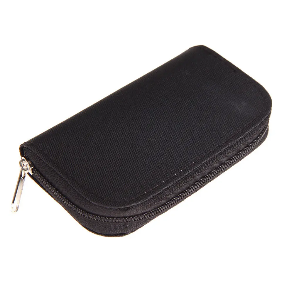 1PC New Hot Fashion Memory Card Storage Carrying Pouch Case Holder Wallet for SD SDHC MMC MicroSD Mini Bags