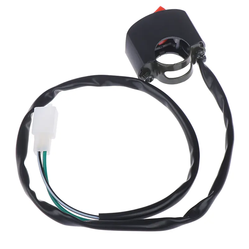 Motorcycle Handlebar Light Switch ON-OFF Button Accident Hazard Light Switch