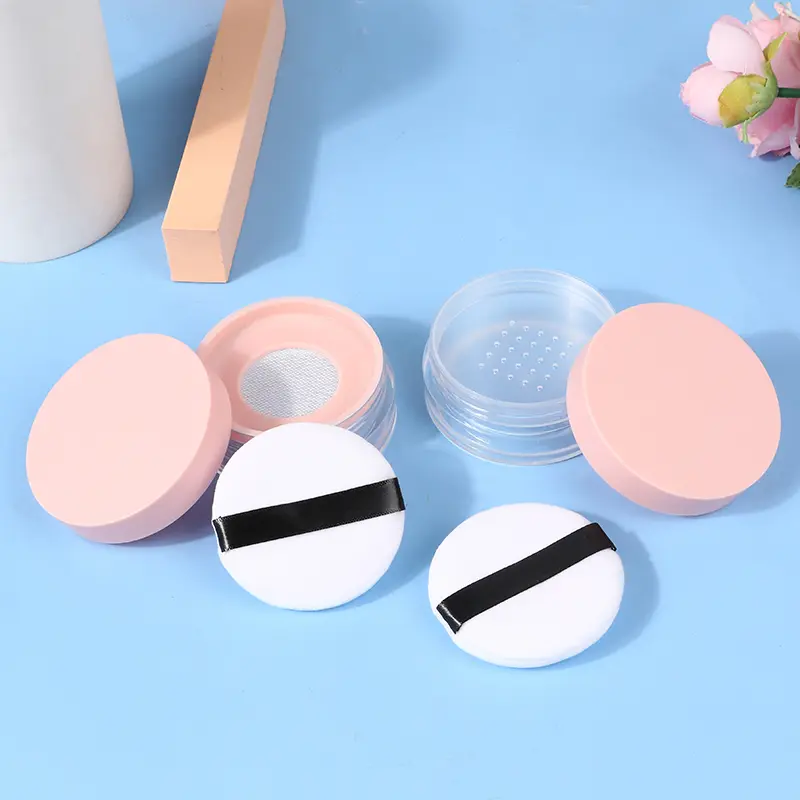 20g Portable Cosmetic Puff Loose Powder Dispenser Empty Case Kit Air Cushion Box With Makeup Sponge