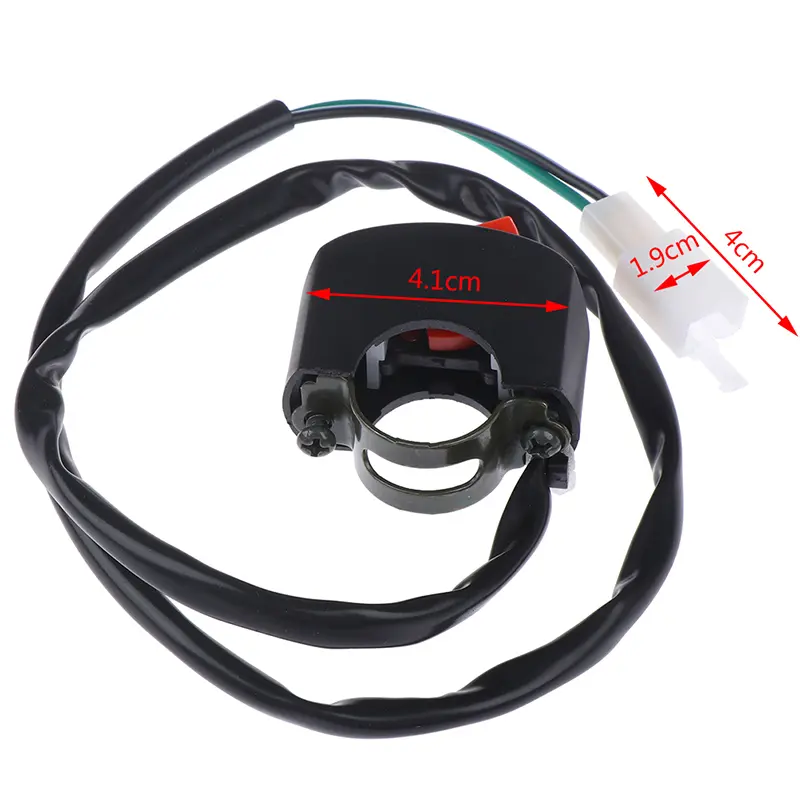 Motorcycle Handlebar Light Switch ON-OFF Button Accident Hazard Light Switch