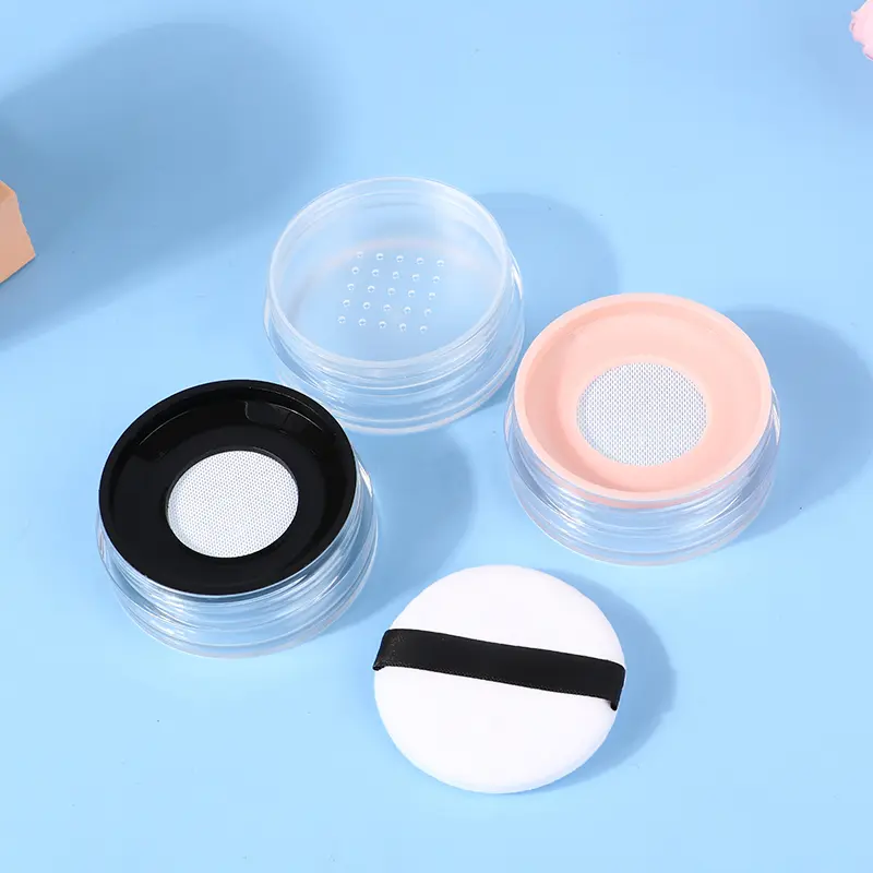 20g Portable Cosmetic Puff Loose Powder Dispenser Empty Case Kit Air Cushion Box With Makeup Sponge