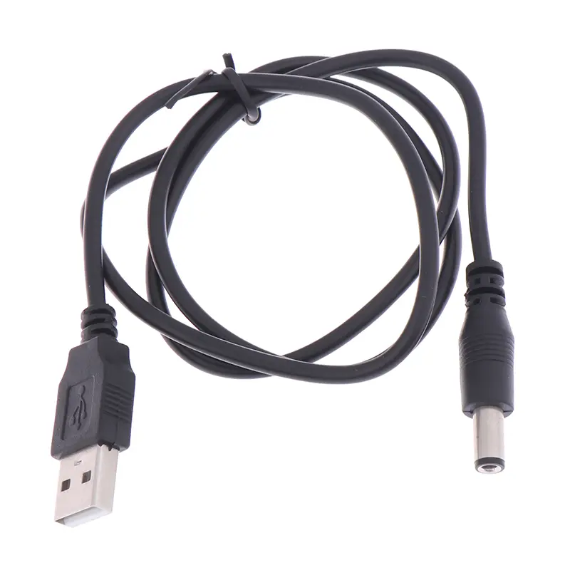 USB Charger Power Cable To DC 5.5mm Plug Jack For MP3/MP4 Player