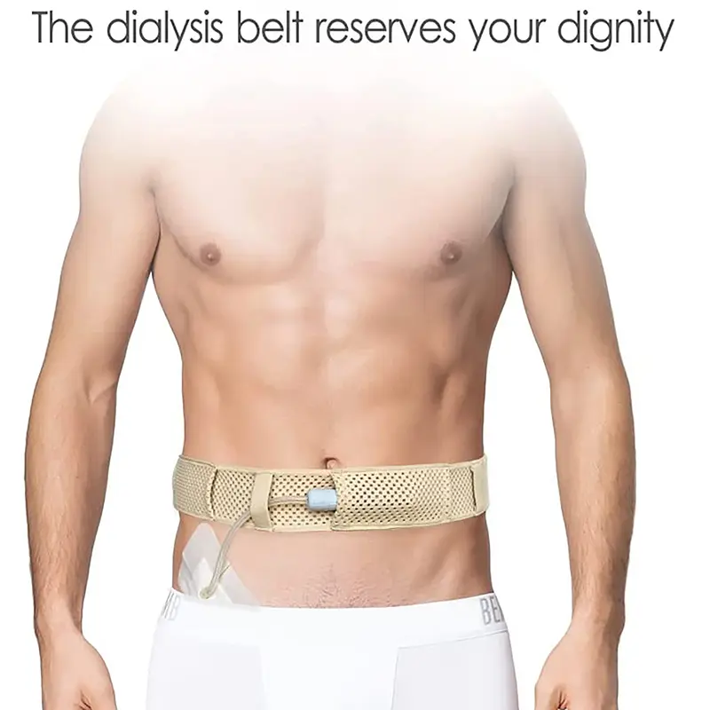 Peritoneal Dialysis Belt Mesh Breathable Skin Friendly Abdominal Catheter Care Protection Nylon Adjustable Gastric