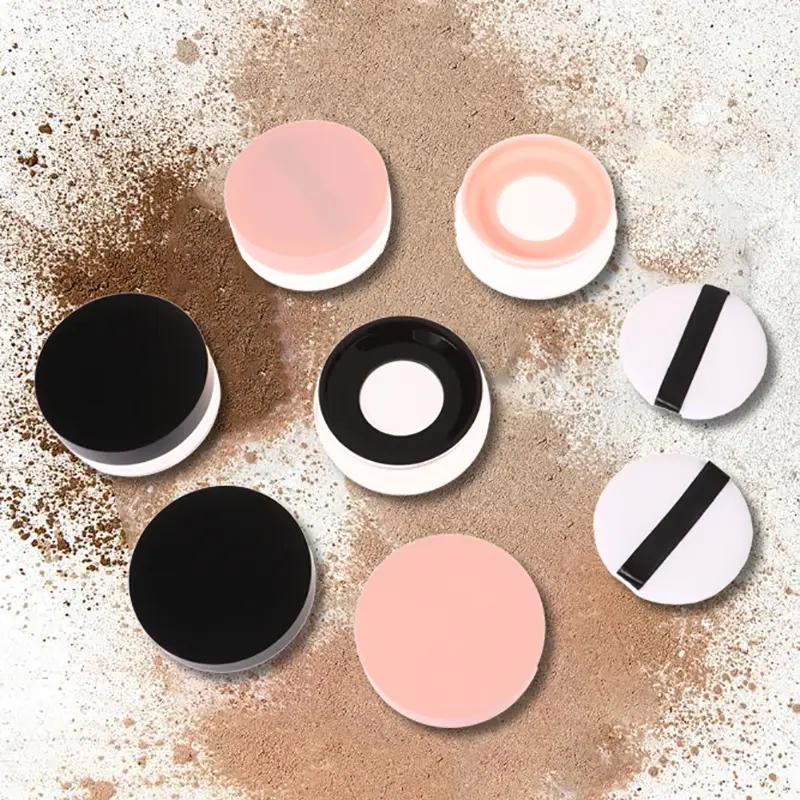 20g Portable Cosmetic Puff Loose Powder Dispenser Empty Case Kit Air Cushion Box With Makeup Sponge