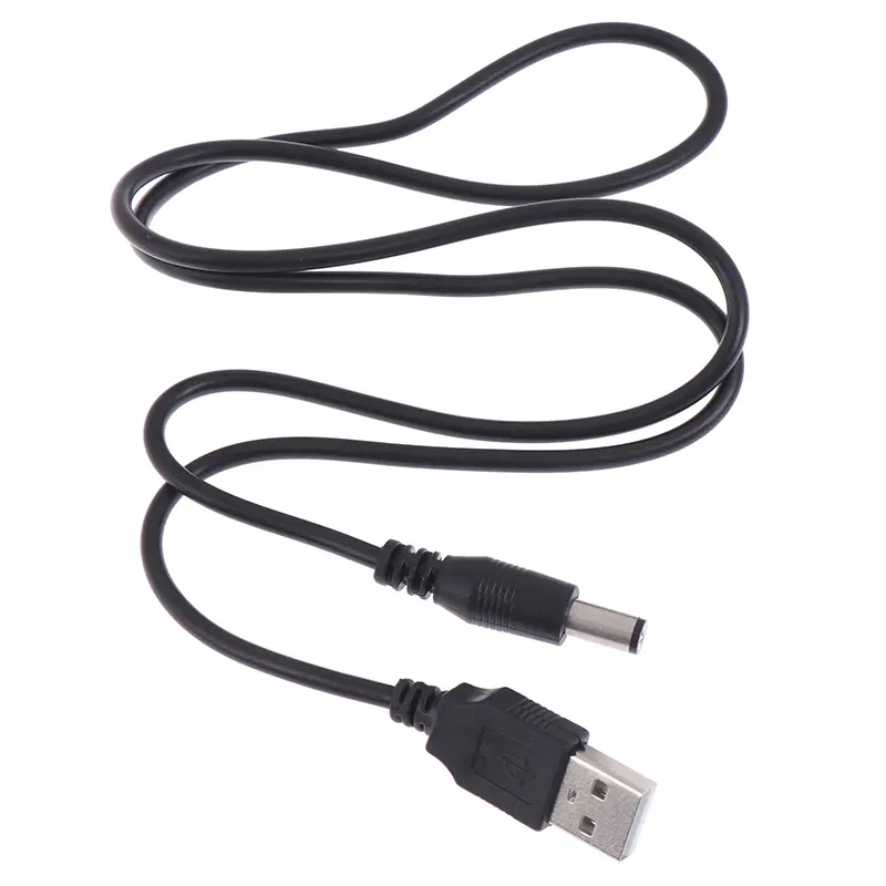 USB Charger Power Cable To DC 5.5mm Plug Jack For MP3/MP4 Player