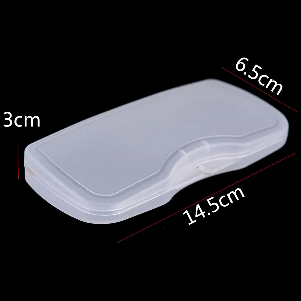 1pc Large Plastic Transparent Glasses Case Sunglasses Square High Storage Box
