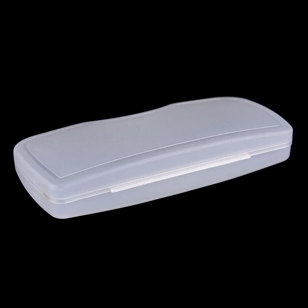 1pc Large Plastic Transparent Glasses Case Sunglasses Square High Storage Box