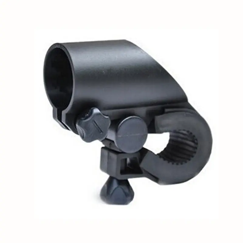 Portable Bicycle Light Lamp Stand Holder Cycling Bike Rotation Grip LED Flashlight Torch Clamp Clip Mount Bracket Accessories