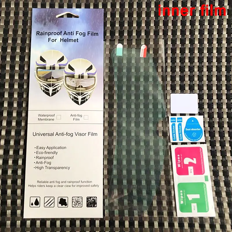 Rainproof Anti-fog Helmet Film Durable Nano Coating Sticker for Motorcycle Cycling accessories