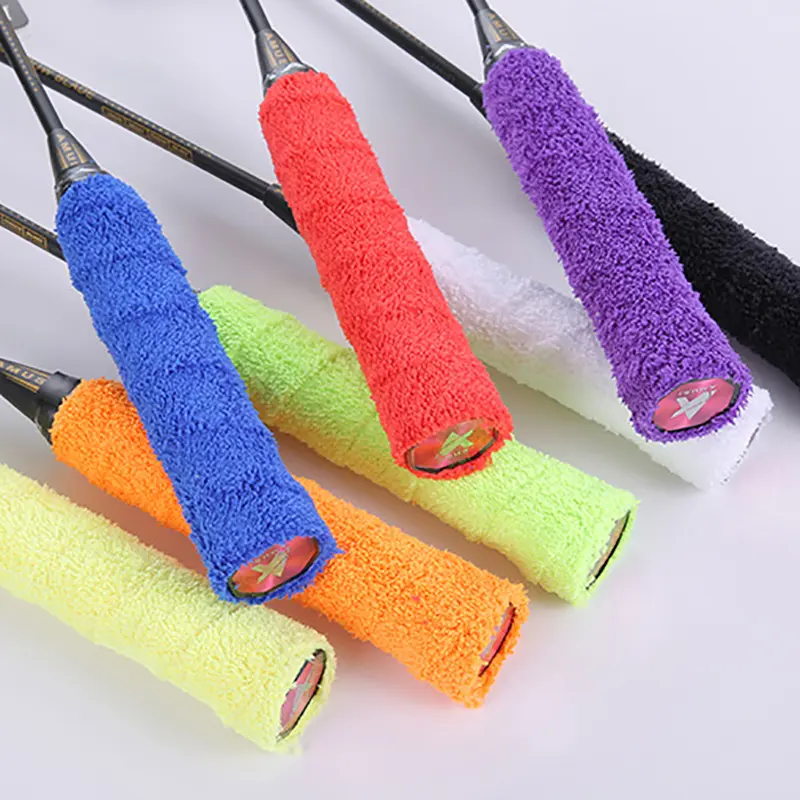 Long pile ultra-fine Microfiber Towel Badminton Racket Hand Gel Overgrip Sweatband Anti-slip Grips Wrap Strap
