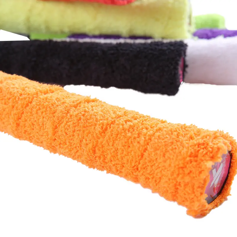 Long pile ultra-fine Microfiber Towel Badminton Racket Hand Gel Overgrip Sweatband Anti-slip Grips Wrap Strap