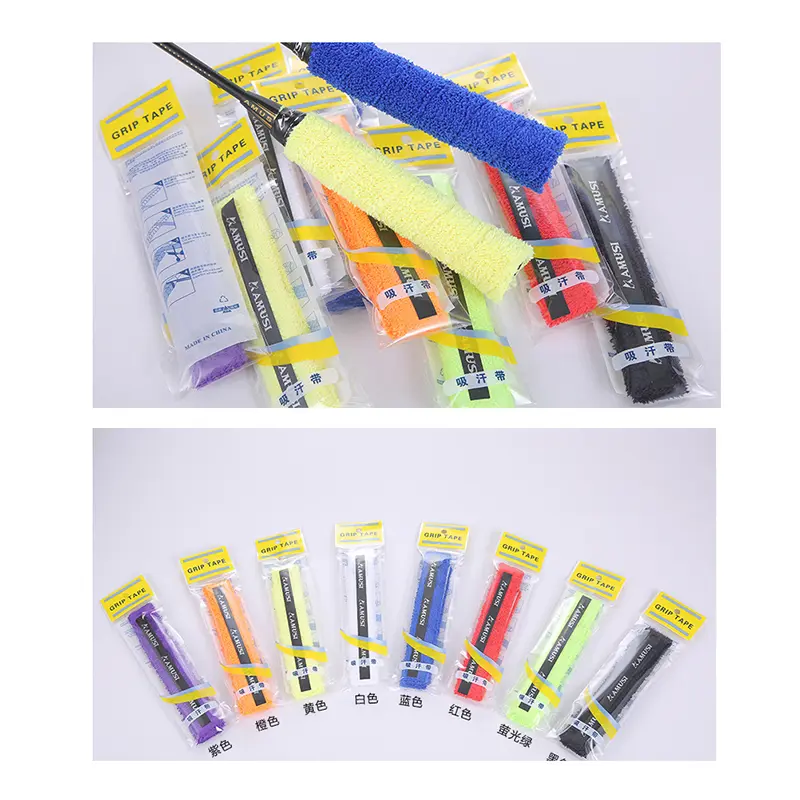 Long pile ultra-fine Microfiber Towel Badminton Racket Hand Gel Overgrip Sweatband Anti-slip Grips Wrap Strap