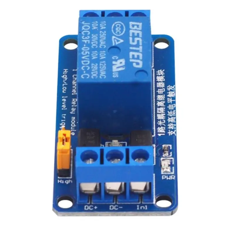 3.3V 5V 12V 24V 1 Channel Relay Module High And Low Level Trigger Dual Optocoupler Isolation Board