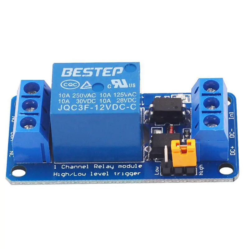 3.3V 5V 12V 24V 1 Channel Relay Module High And Low Level Trigger Dual Optocoupler Isolation Board