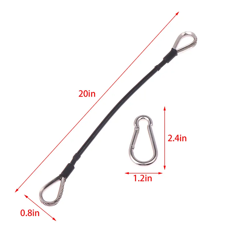 1Pc Gym Accessories Gym Machine Cable Extension Heavy Duty Gym Resistance Band For Tricep Pull Down And Leg Extensions