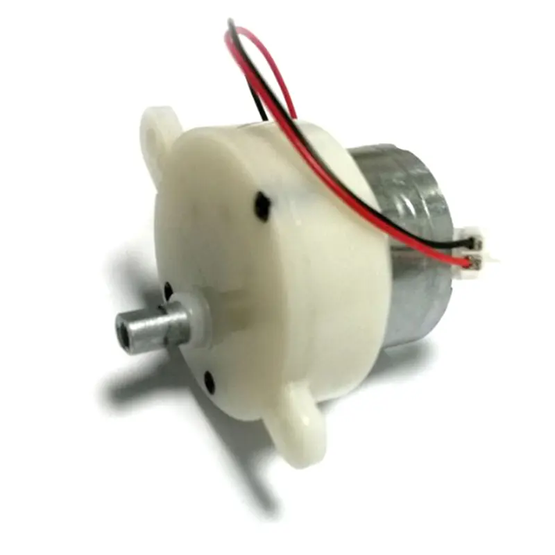 1pc JS30 Micro Gear Motor DC 6V Plastic Gear Electric Motor 5RPM 100RPM Φ5mm D Shaft Reversible for Automation Equipment