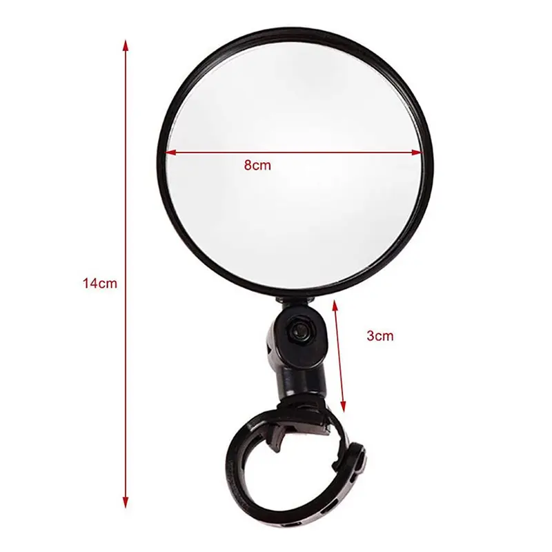 Bicycle Rearview Mirror Universal Handlebar 360 degree Rotate Rear View for Bike MTB Cycling Accessories