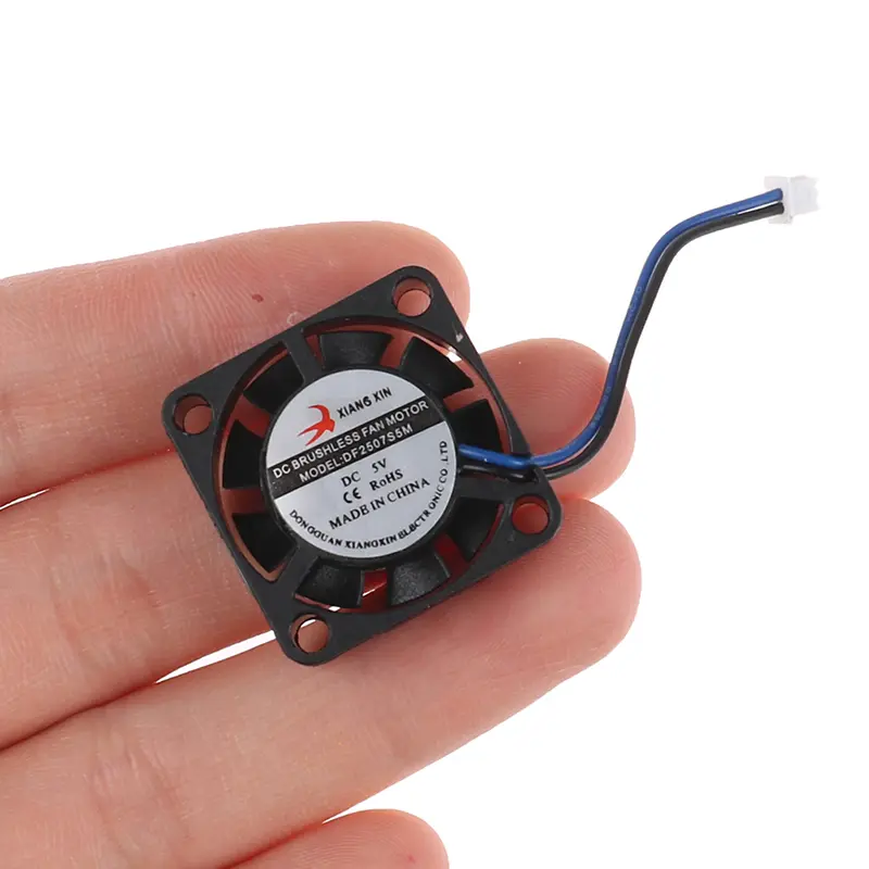 Ultra-miniature Brushless Fan Electric DC 5V 6V 2507 Mini Micro Tiny Cooling