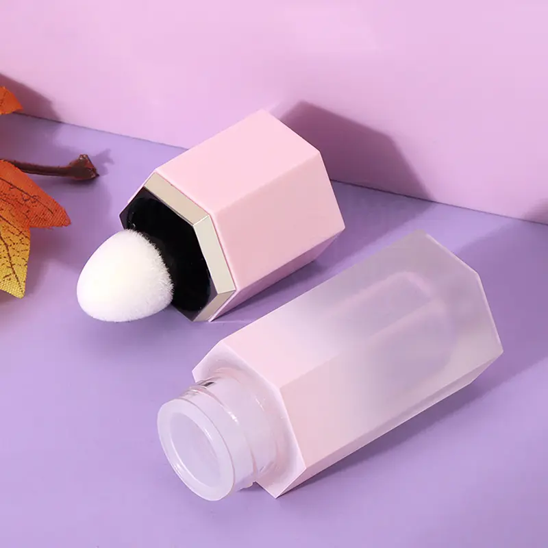 7ML Plastic Lip Gloss Tubes DIY Lipstick Refillable Empty Cosmetic Container Travel Essentials Gradient Pink Makeup Tool