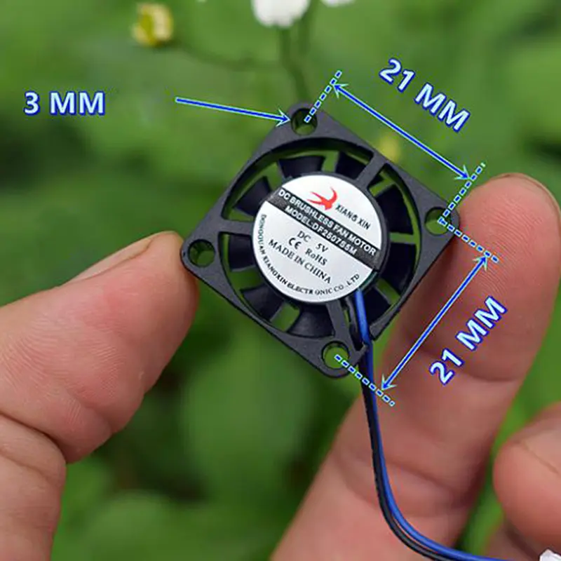 Ultra-miniature Brushless Fan Electric DC 5V 6V 2507 Mini Micro Tiny Cooling