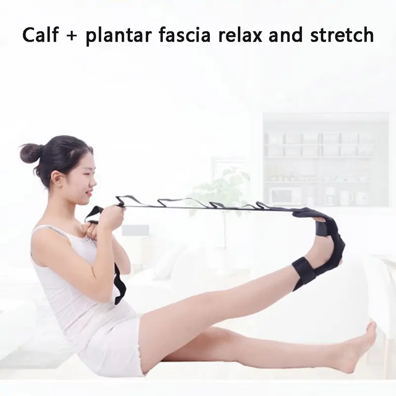 Practical Yoga Strap Delicate Ligament Stretching Belt Foot Drop Leg Training Correct Ankle Exerciser Brace